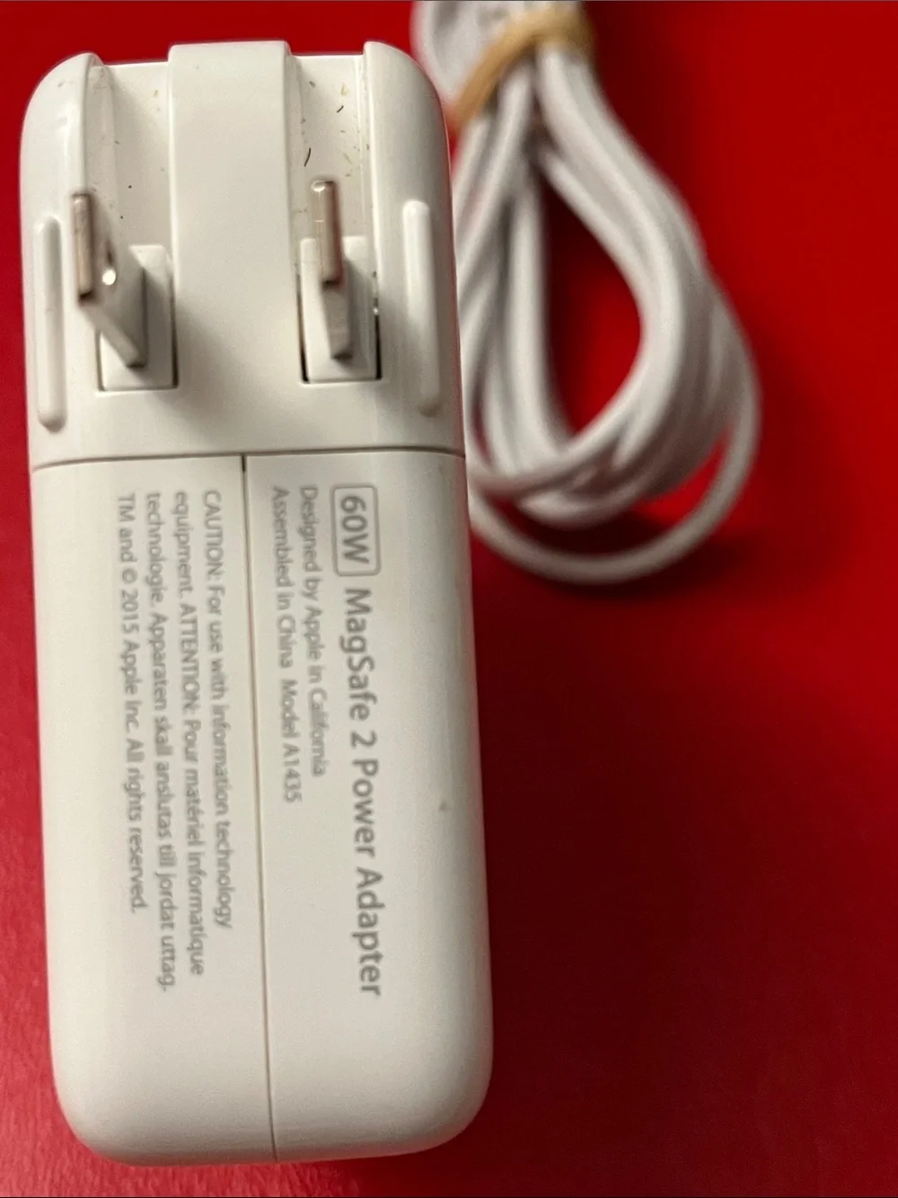 Apple MagSafe 2 60W Power Adapter - mod A1435